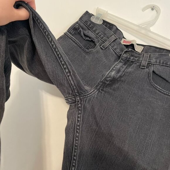 LEVI'S LEVIS Boys 511 Skinny Gray or Faded Black ? Distressed Jean 18 / W29 L29 - Picture 8 of 14